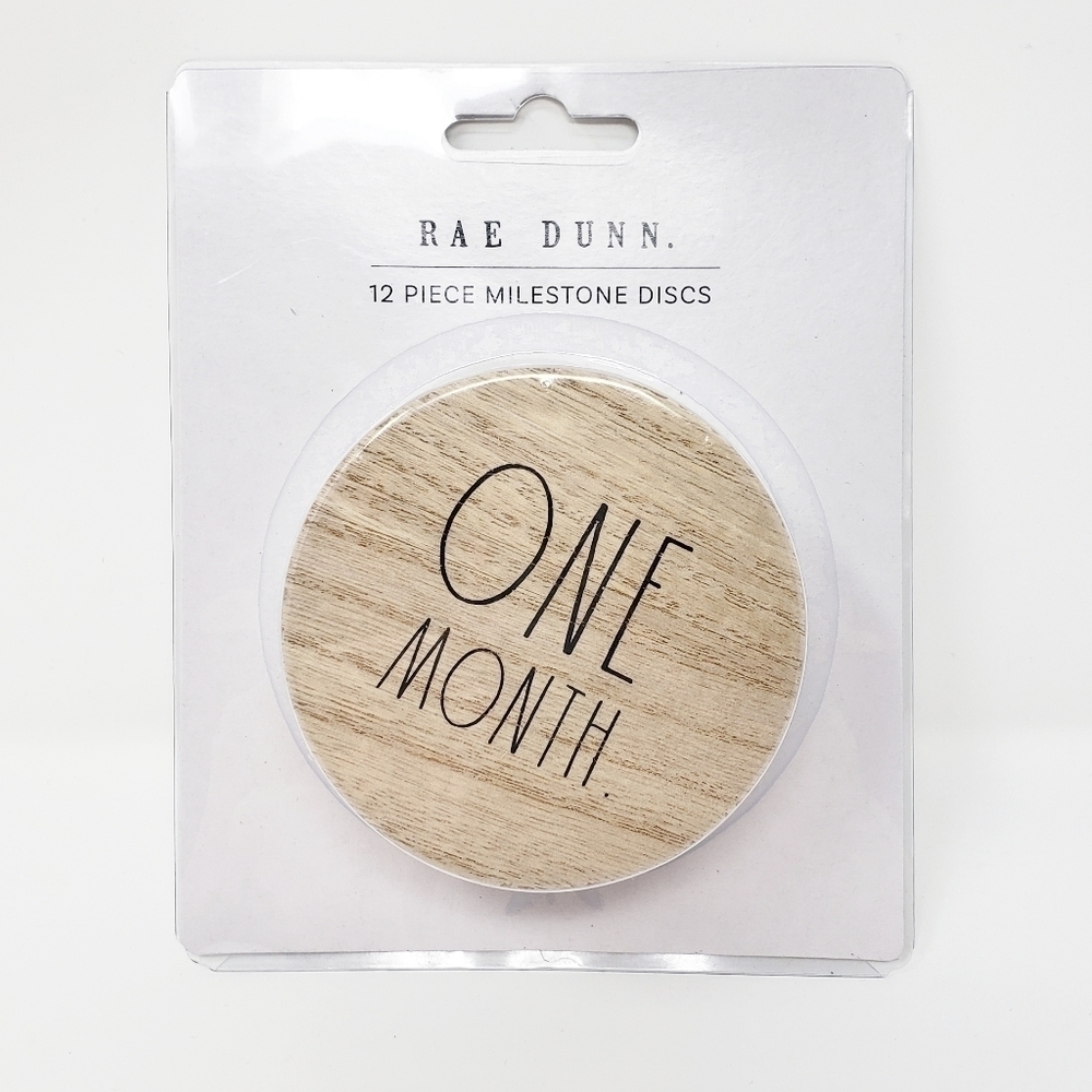 RAE DUNN baby milestone discs